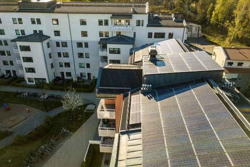 Immagine di archivio di interventi di efficientamento energetico Immagine di archivio di interventi di efficientamento energetico