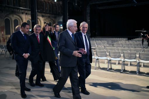 Il Presidente della Repubblica Mattarella visita le nuove OGR di Torino