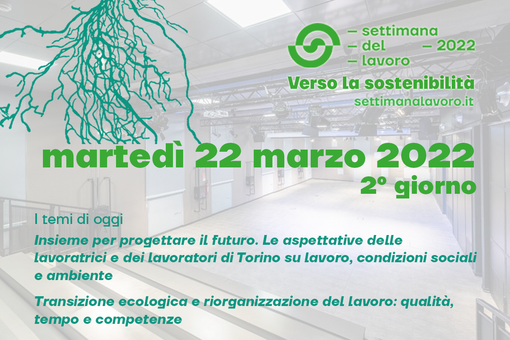Settimana del Lavoro 2022: il programma di oggi, martedì 22 marzo
