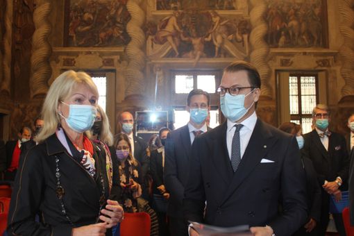 il principe di svezia in visita a torino il principe di svezia in visita a torino