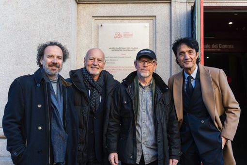 Ron Howard a Torino: la prima tappa in visita al Museo del Cinema Ron Howard a Torino: la prima tappa in visita al Museo del Cinema