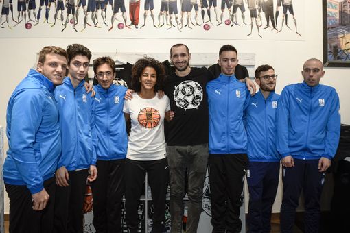 Sara Gama al fianco di Giorgio Chiellini nella squadra di Insuperabili Sara Gama al fianco di Giorgio Chiellini nella squadra di Insuperabili