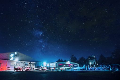 Una Notte all'Areo Club Torino:  la pista dell’aeroporto si trasforma in una mostra a cielo aperto