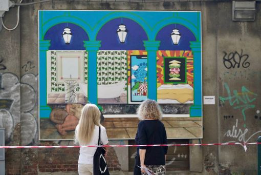 murales in via Sacchi