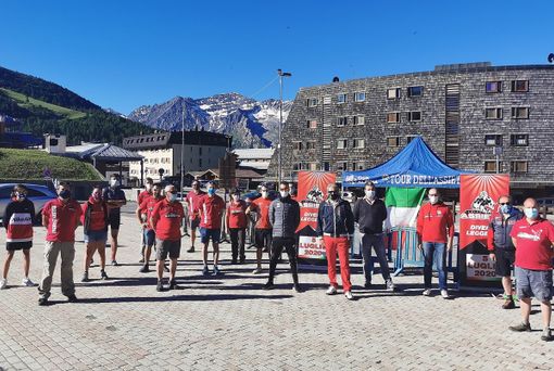 Ospite speciale al flash mob di ieri per l’Assietta Legend 2021