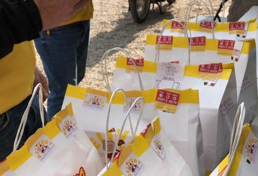 Coronavirus: donati 400 pasti con la collaborazione di Girarrosti Santa Rita