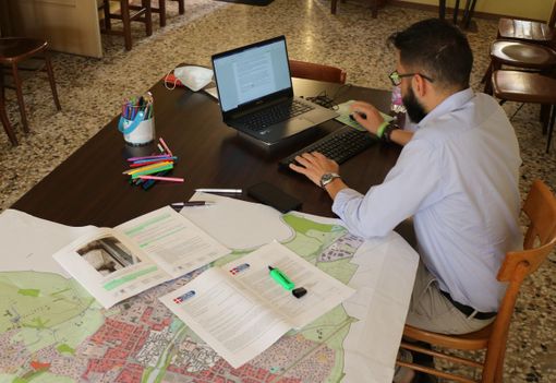 il sindaco di Alpignano Palmieri il sindaco di Alpignano Palmieri