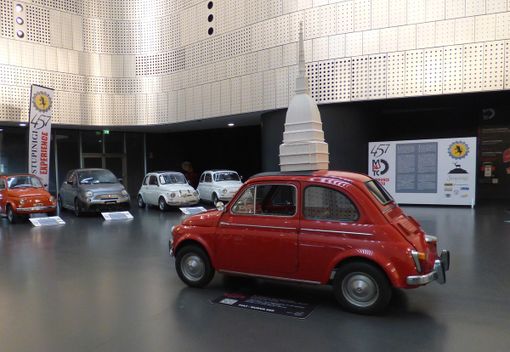 La storia dell'iconica Fiat 500 im mostra al Mauto sino a lunedì 29 giugno