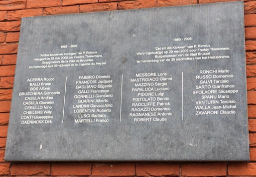 La tragedia dell'Heysel 35 anni dopo, il Comune di Grugliasco ricorderanno le vittime al giardino a loro intitolato