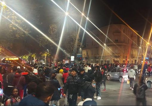 festa tifosi marocchini