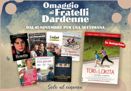 Cinema: omaggio ai fratelli Dardenne con l’anteprima di "Tori e Lokita" Cinema: omaggio ai fratelli Dardenne con l’anteprima di "Tori e Lokita"