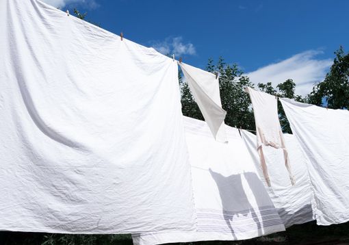 L’aroma di fresco ed il profumo delle lenzuola pulite asciugate al sole L’aroma di fresco ed il profumo delle lenzuola pulite asciugate al sole