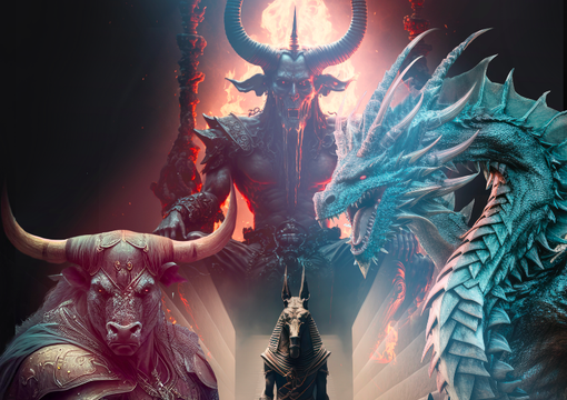 Cerbero, Anubi e le altre creature fantastiche in mostra la Mercato Centrale