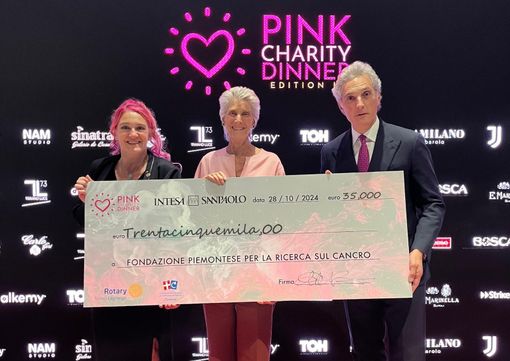 Seconda edizione della “Pink Charity Dinner”: raccolti 35 mila euro per l'Istituto di Candiolo