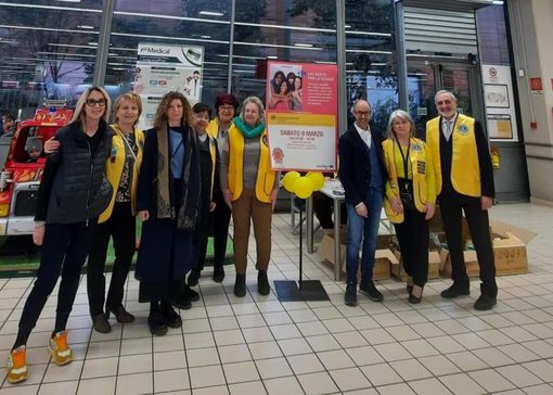 A Collegno i Lions raccolgono 500 prodotti e 1600 euro per aiutare le donne in difficoltà A Collegno i Lions raccolgono 500 prodotti e 1600 euro per aiutare le donne in difficoltà