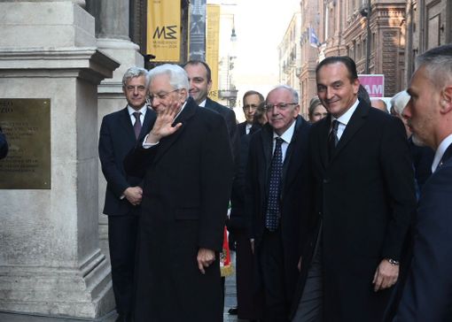 Il presidente della Repubblica Mattarella apre le porte del nuovo Museo Egizio Il presidente della Repubblica Mattarella apre le porte del nuovo Museo Egizio