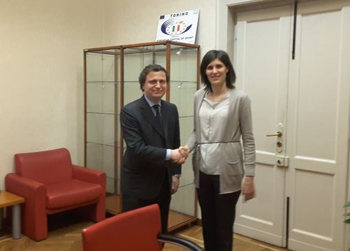 Il console italiano a Osaka ricevuto dalla sindaca Appendino a Palazzo Civico