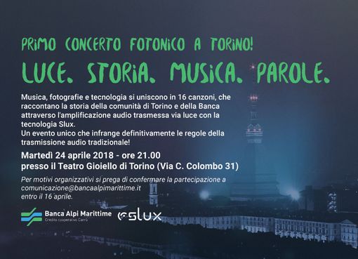 Teatro Gioiello: arriva il primo concerto fotonico a Torino