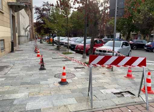 Un momento dei lavori svolti a Settimo Torinese