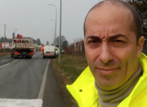 La foto pubblicata dal sindaco di Mappano, Francesco Grassi, dal luogo dove è avvenuta la fuga di gas