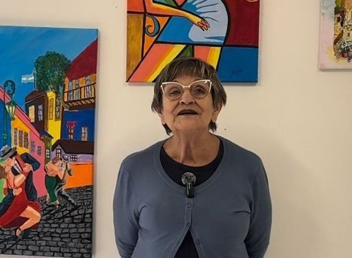 L’artista 84enne Alicia Beatriz Martinez presenta la sua prima esposizione personale a Perosa Argentina