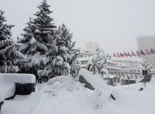 Sestriere innevata Sestriere innevata