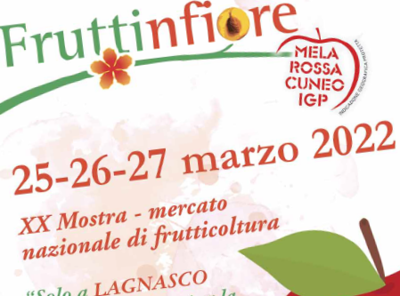 Tutto pronto per la XX edizione di Fruttinfiore, dal 25 al 27 marzo a Lagnasco Tutto pronto per la XX edizione di Fruttinfiore, dal 25 al 27 marzo a Lagnasco