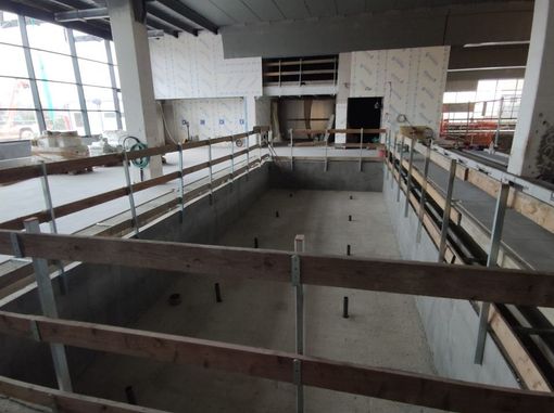 lavori piscina comunale di moncalieri