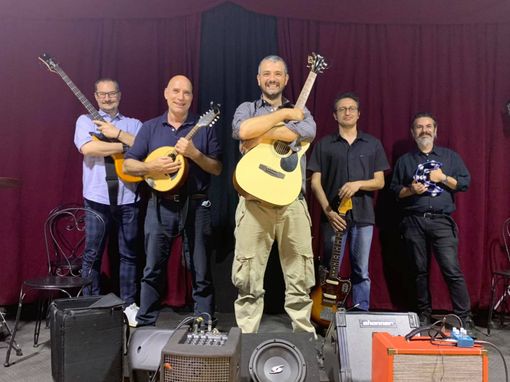 La band "I Matani" in prova al Circolo Corso Parigi La band "I Matani" in prova al Circolo Corso Parigi