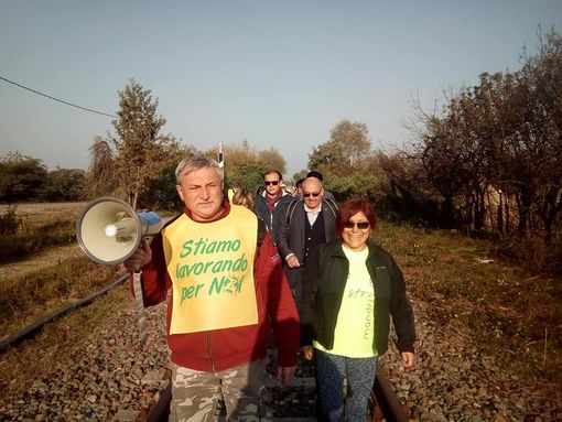 Un momento della camminata Un momento della camminata