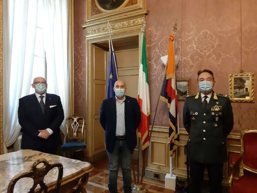 Il comandante provinciale della guardia di finanza in visita a Palazzo Lascaris Il comandante provinciale della guardia di finanza in visita a Palazzo Lascaris