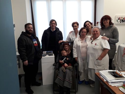 Il momento della donazione