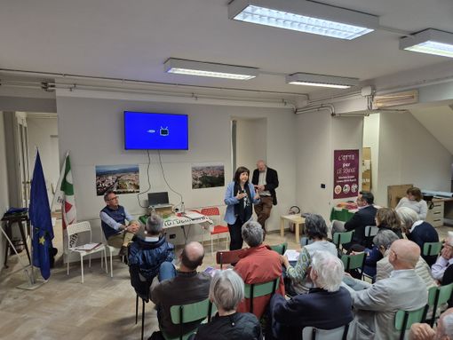 Un momento dell’incontro di ieri sulla Bochard