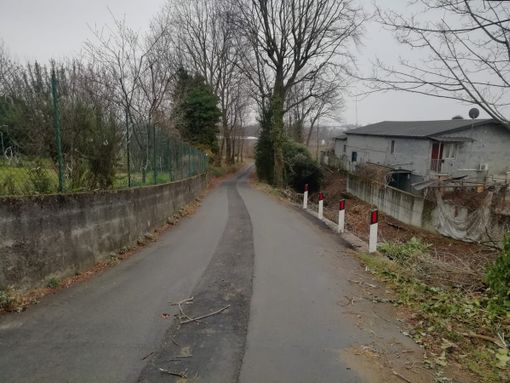 Strada delle Gasche a Bricherasio Strada delle Gasche a Bricherasio