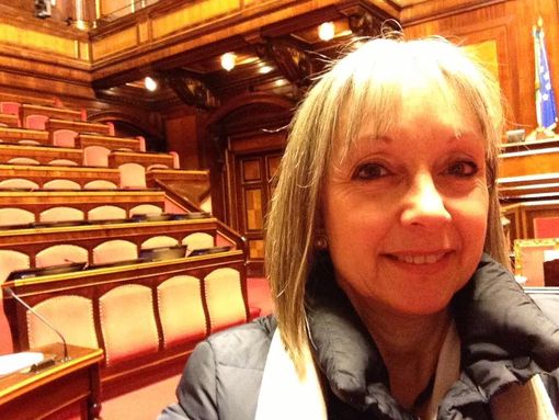 Magda Zanoni in Senato Magda Zanoni in Senato