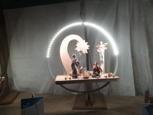 Uno dei presepi in mostra a Fenestrelle Uno dei presepi in mostra a Fenestrelle