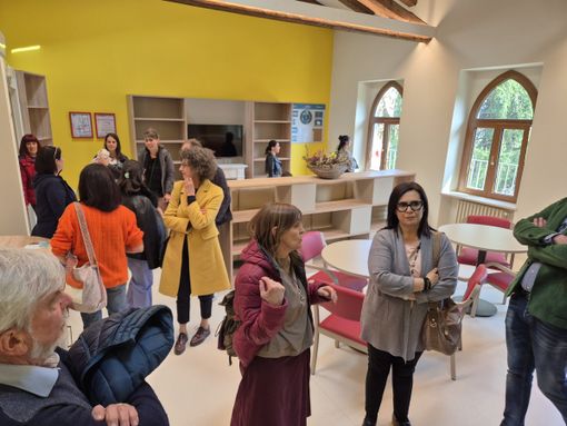 Il salone del nucleo Ciabot, inaugurato oggi