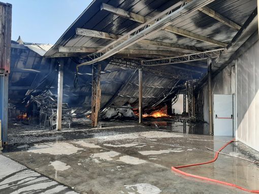 L’incendio alla Speed a None L’incendio alla Speed a None