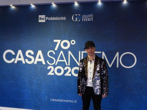 Perosa Argentina, la “favola” di Silvio Merlin dal letto di ospedale alle selezioni New Talent a Casa Sanremo