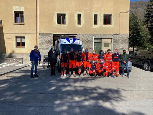 Nuova ambulanza per postazione Tango a Pragelato