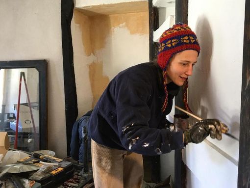 Polina da Krasnoyarsk (Russia) alla Casa col Forno di Rorà