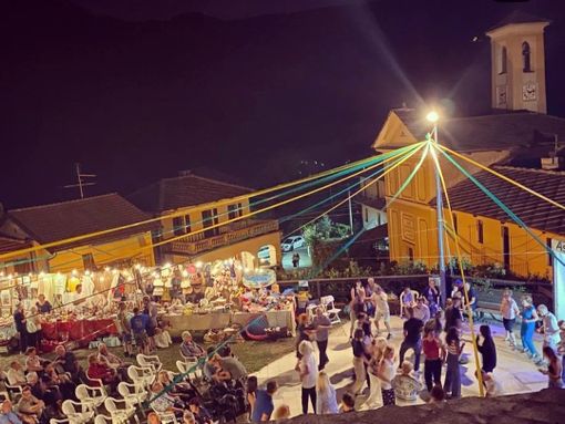 Un momento della festa dello scorso anno alla Turina