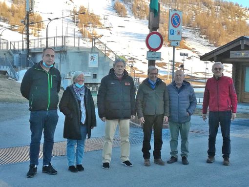 Da sinistra Barsotti, Arigoni, Poncet, Bendinoni, Colli e Scaglia