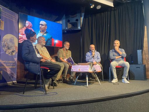 La presentazione all’Handifilm di Rabat La presentazione all’Handifilm di Rabat