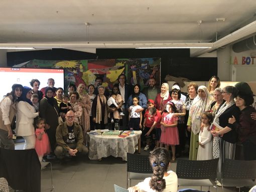 Una immagine della inaugurazione della Festa del Libro di Nichelino