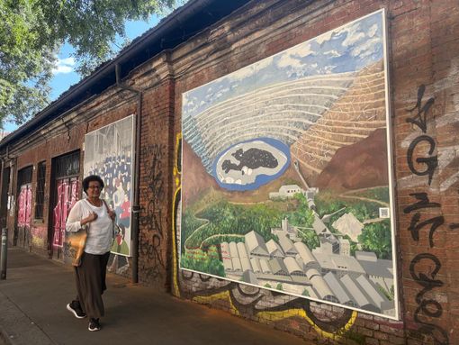 Arte in transito lungo via Sacchi