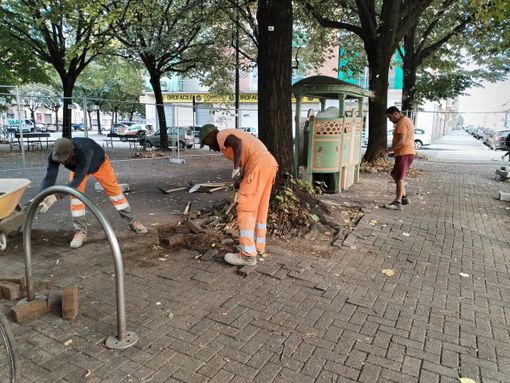 Ripartono i lavori in piazza Villari Ripartono i lavori in piazza Villari
