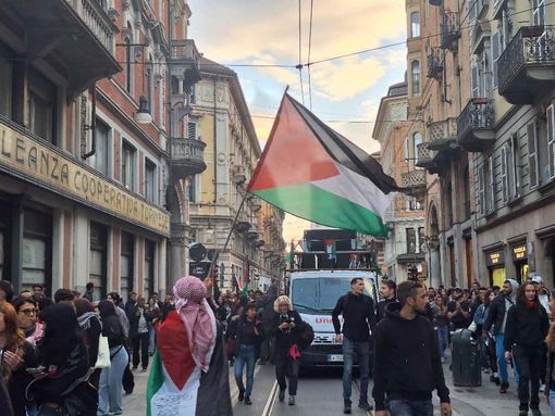Una delle ultime proteste per Gaza