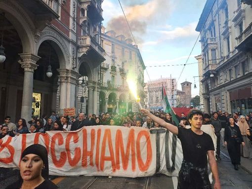 L'ennesimo corteo per Gaza L'ennesimo corteo per Gaza