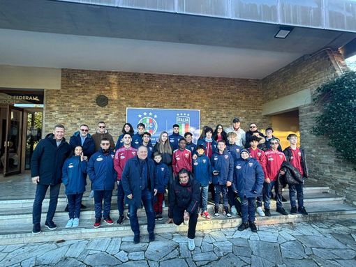 La squadra 100% UGI Torino ospite a Coverciano La squadra 100% UGI Torino ospite a Coverciano